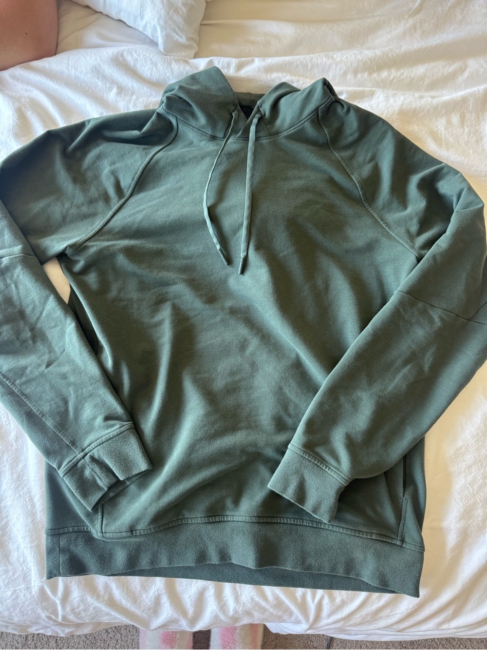 Men's Sage Green Pullover Hoodie Sweatshirt
